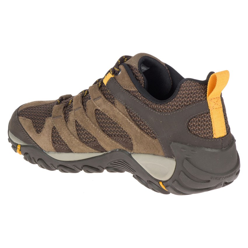 Chaussures Randonnée Merrell Alverstone Marron Homme | R.I.SIWE